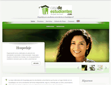 Tablet Screenshot of casadeestudiantes.com